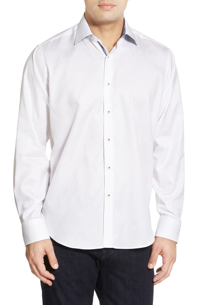 Bugatchi Classic Fit Sport Shirt, Main, color, 