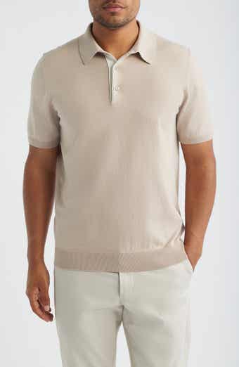 Finch Short Sleeve Linen & Cotton Polo Sweater