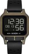 Nixon Heat Digital Rubber Strap Watch