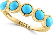 EFFY 14K Yellow Gold Turquoise 5-Stone Ring