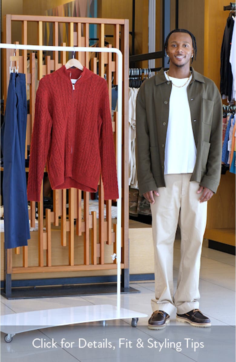 Cable Knit Cardigan, sales video thumbnail