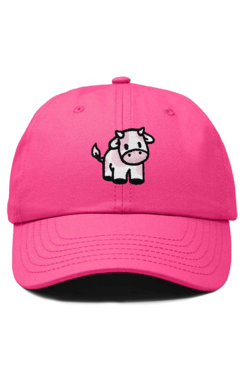 DALIX DALIX STRAWBERRY COW EMBROIDERED CAP 