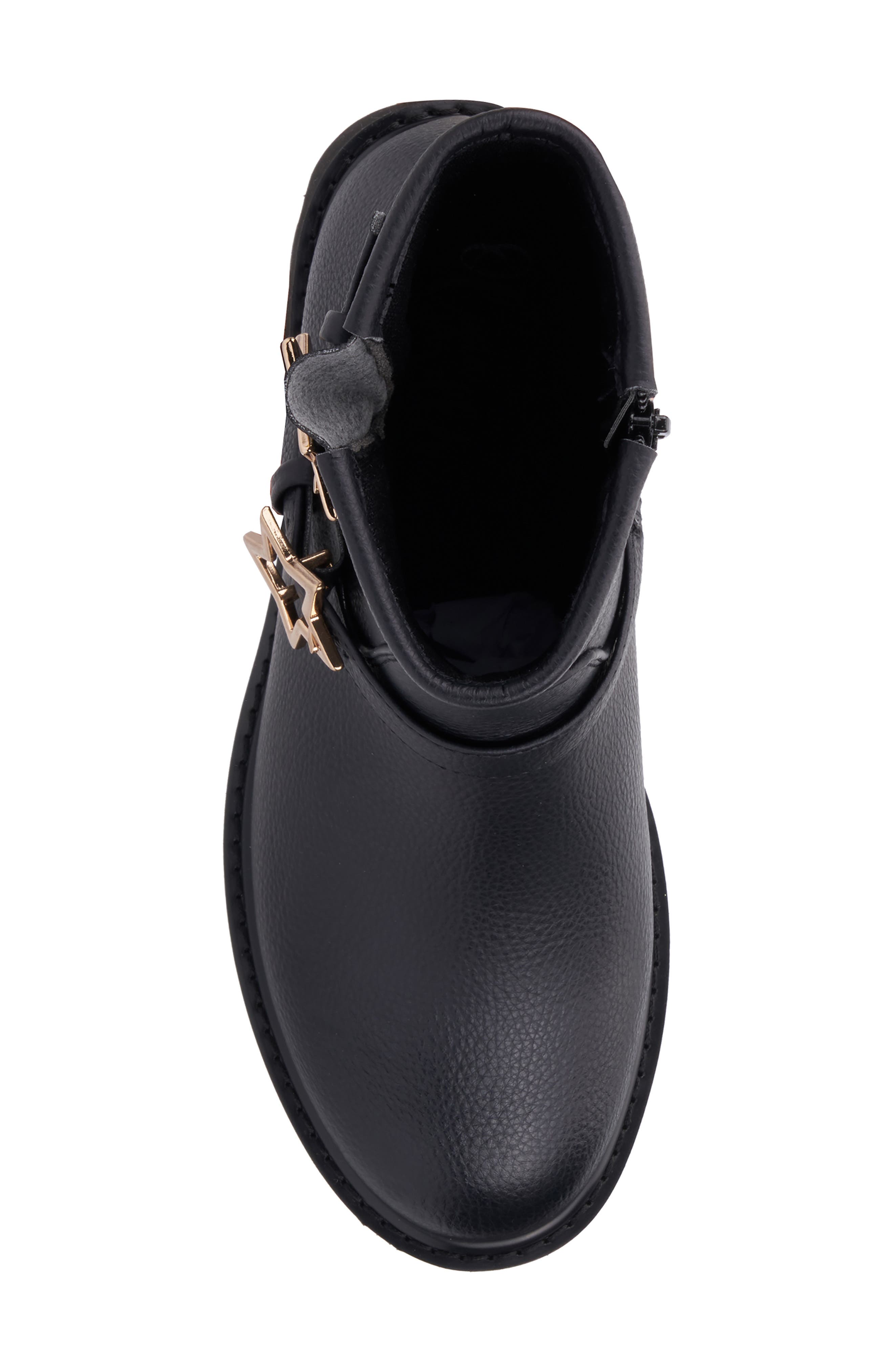 OLIVIA MILLER Neptune Lug Sole Boot, Alternate, color, Black