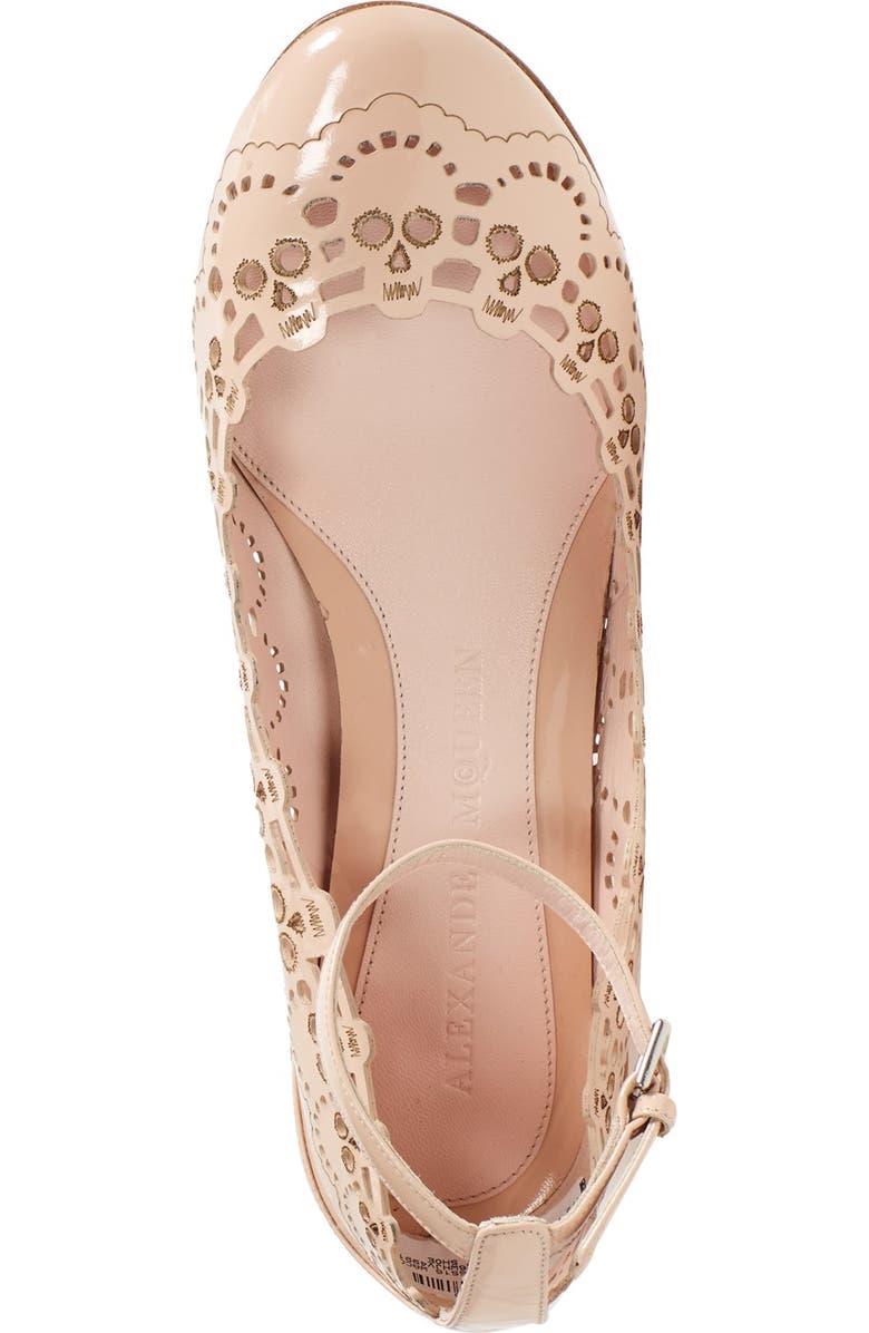 McQueen Alexander McQueen Ankle Strap Pump, Alternate, color,