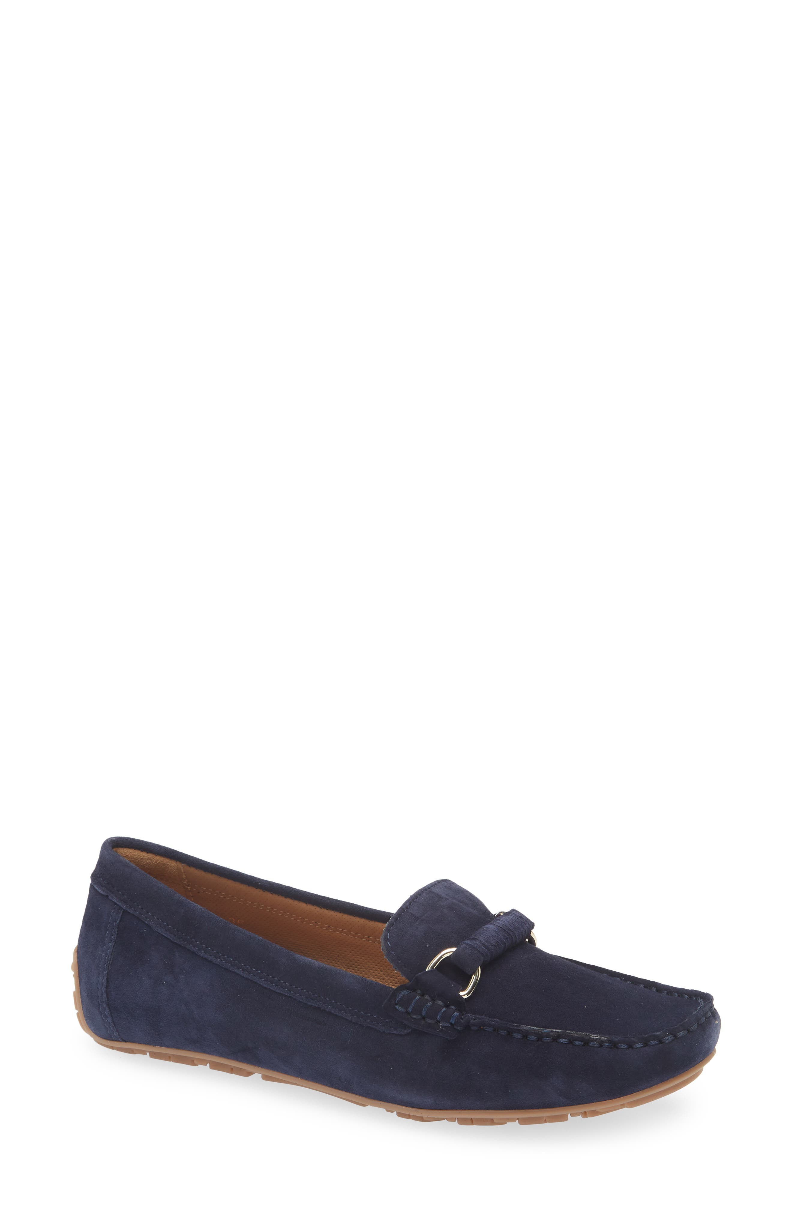 The FLEXX Lionel Loafer, Main, color, Navy Camoscio