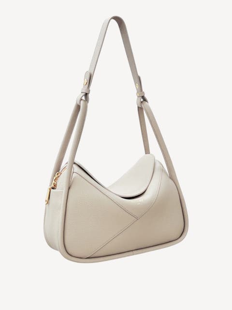 Carnaby Genuine Pebble Leather Shoulder Bag