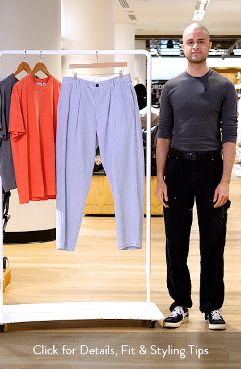 Part Timer Organic Cotton Seersucker Pants, sales video thumbnail