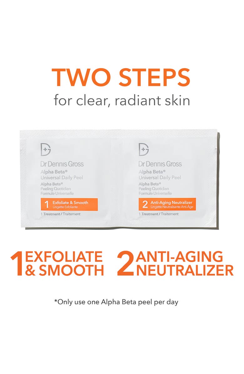 Dr. Dennis Gross Skincare The Holiday Peel Vault Duo (Limited Edition) USD $245 Value, Alternate, color,