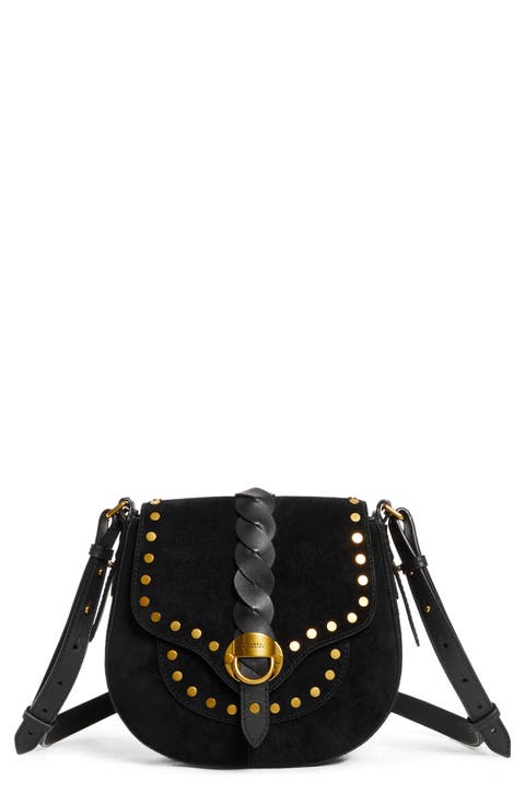 Small Altay Suede Shoulder Bag