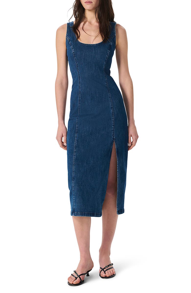 rag & bone Slexi Athena Denim Midi Dress, Main, color, 