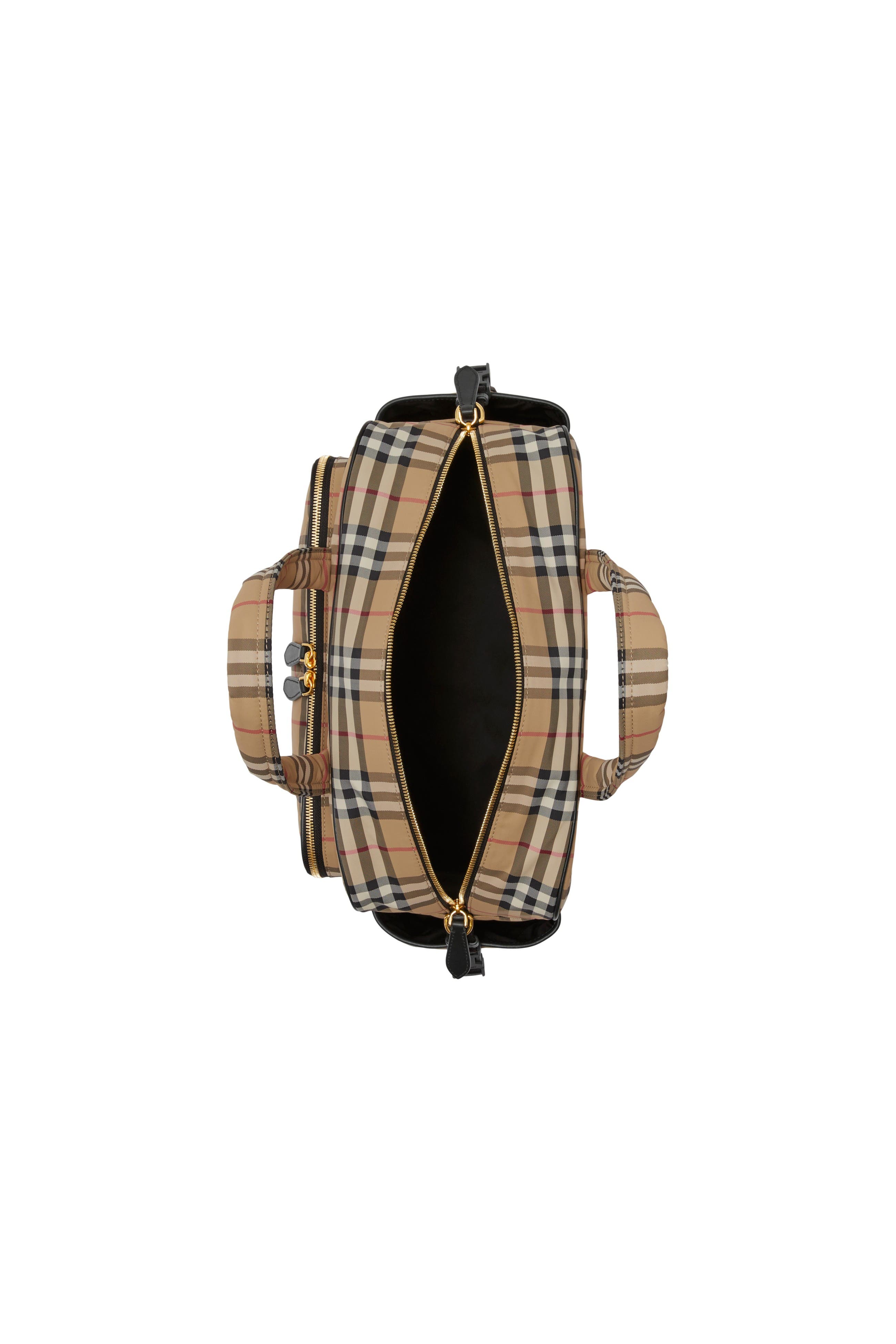 Burberry Check Baby Changing Bag, Alternate, color, 