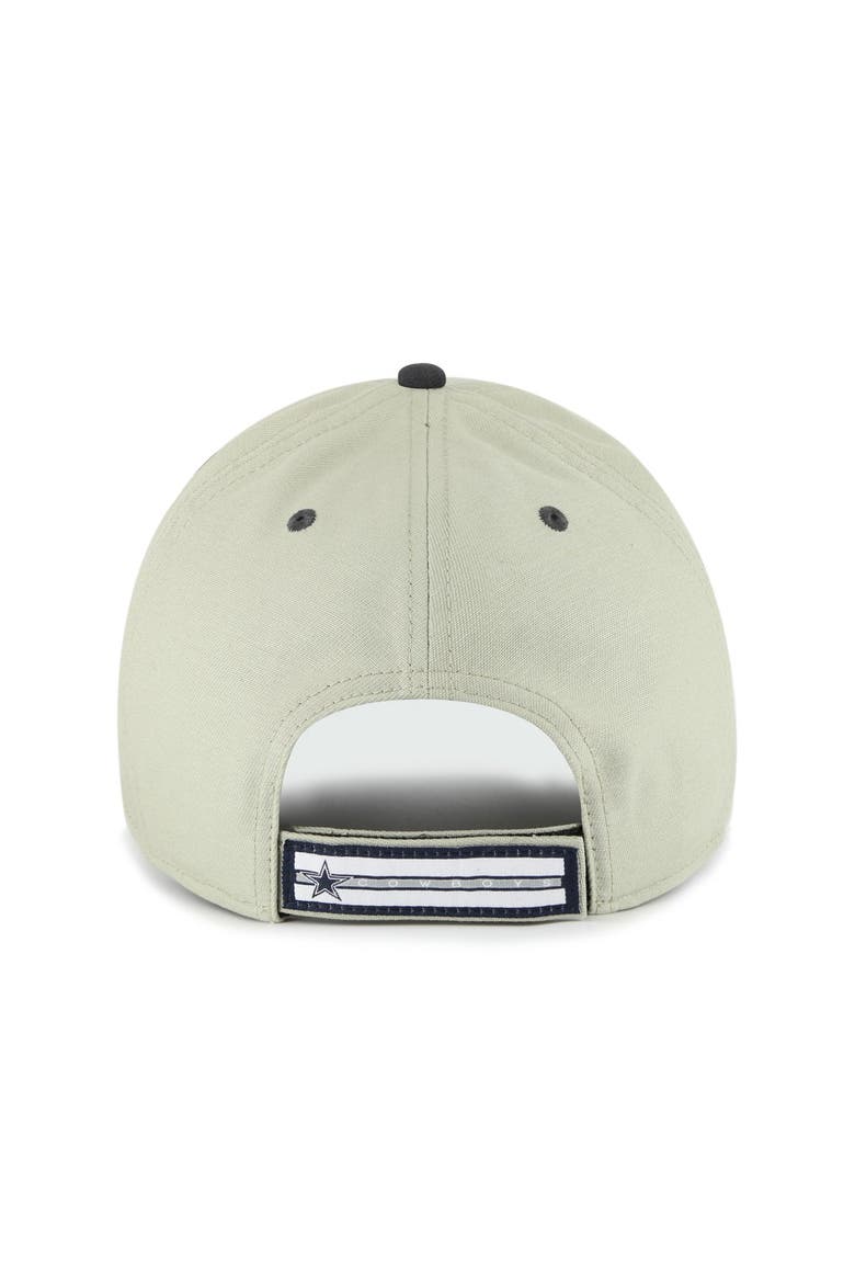 Men's '47 Gray/Black Dallas Cowboys Half Block Text MVP Adjustable Hat, Alternate, color, Gray