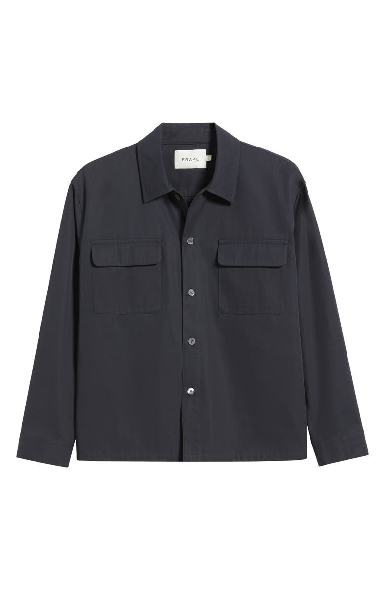 FRAME Double Pocket Overshirt, Alternate, color, Dark Navy