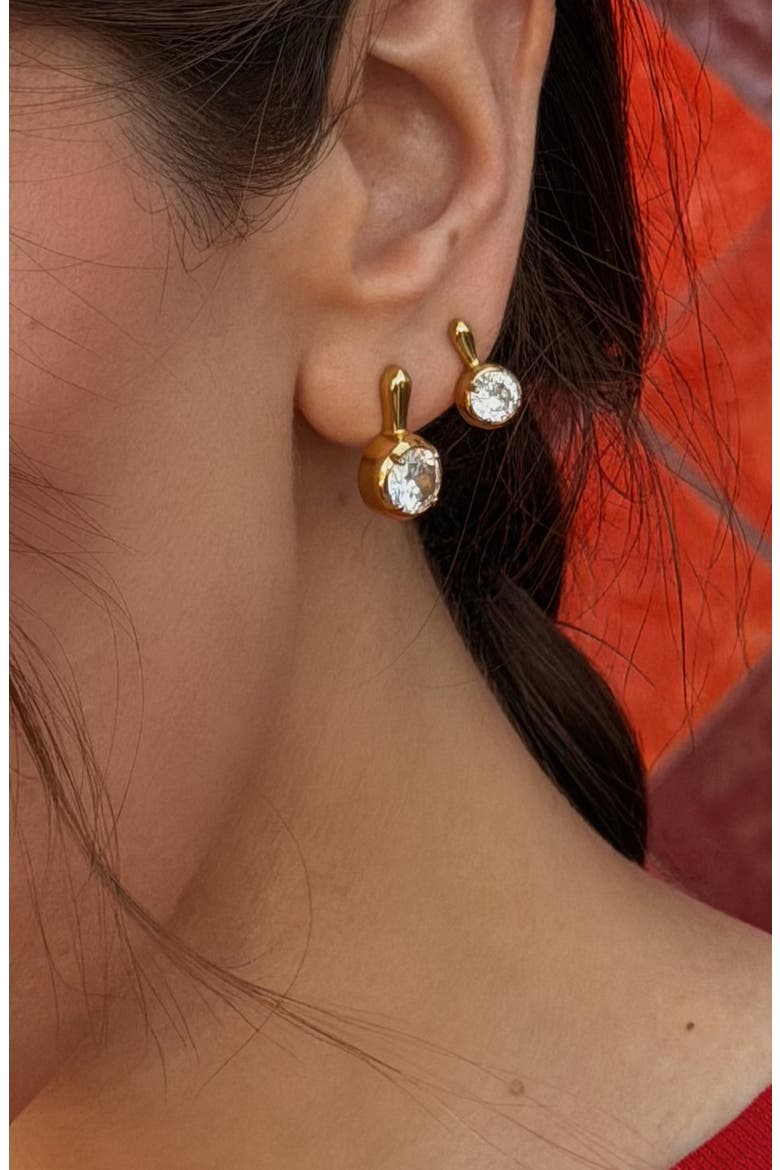 Clement Earring Stack, Alternate, color, Crystal