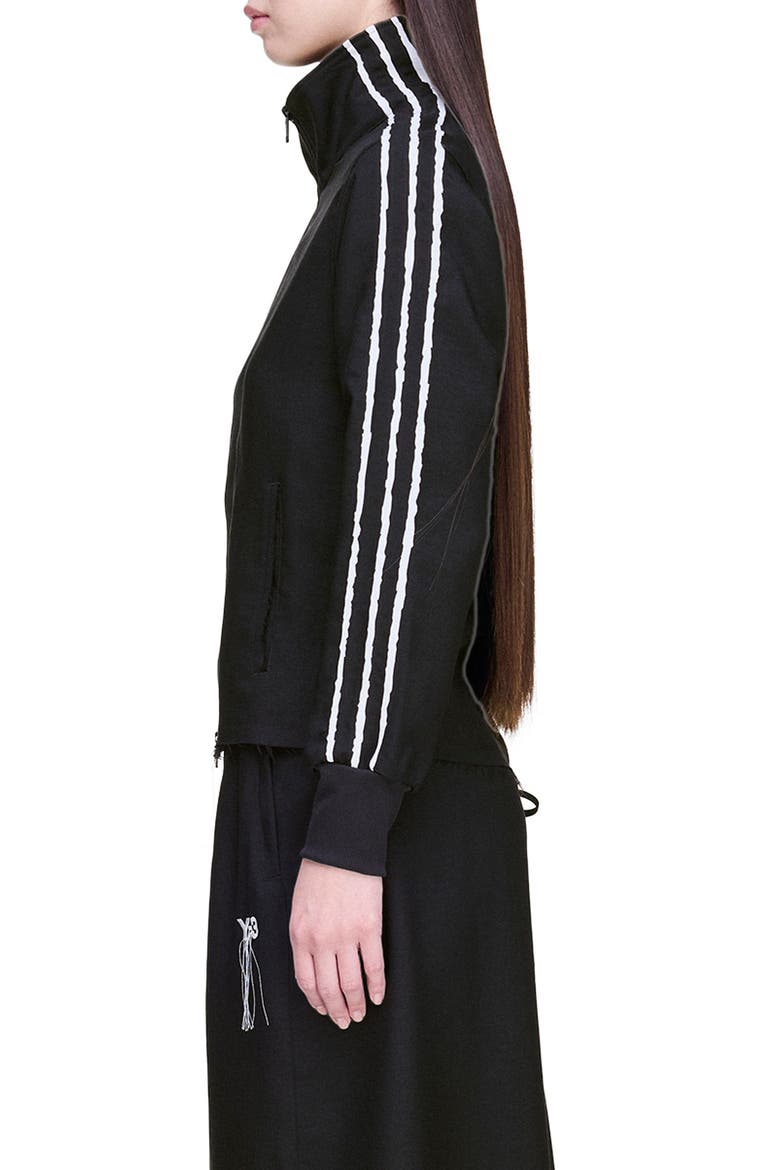 3-Stripes Track Jacket, Alternate, color, BLACK/