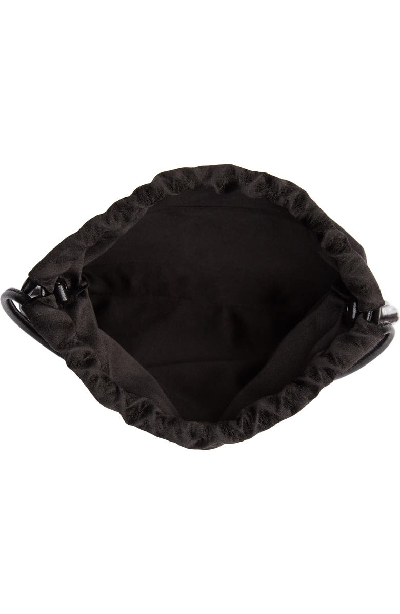 Miu Miu Strauss Crystal Embellished Shoulder Bag, Alternate, color,