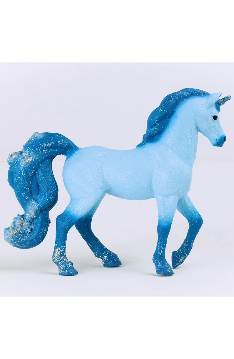 Schleich Bayala Elementa Water Unicorn Mare, Collectible Figure, Kids, Alternate, color, Multicolored