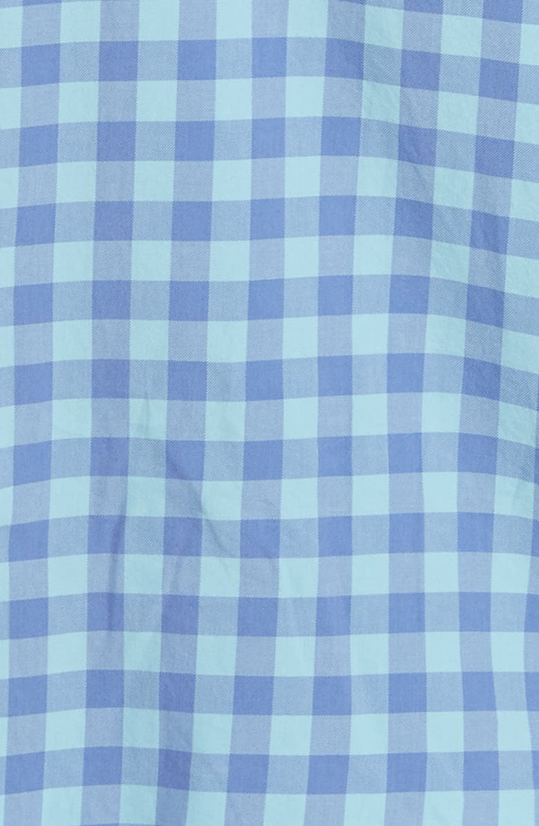 Peter Millar Brighton Grand Gingham Cotton & Silk Shirt, Alternate, color,