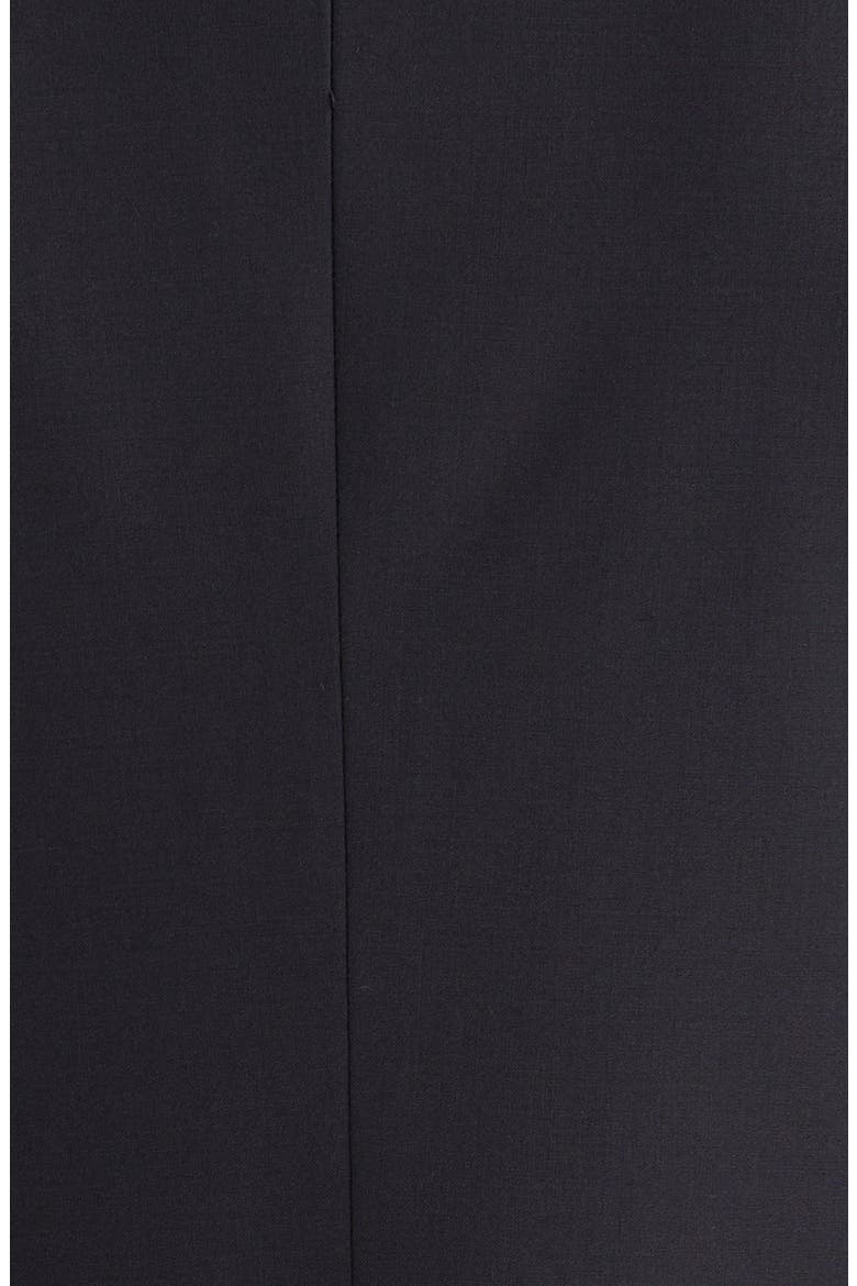 Solid Slim Fit Wool Blend Sport Coat, Alternate, color, BLACK