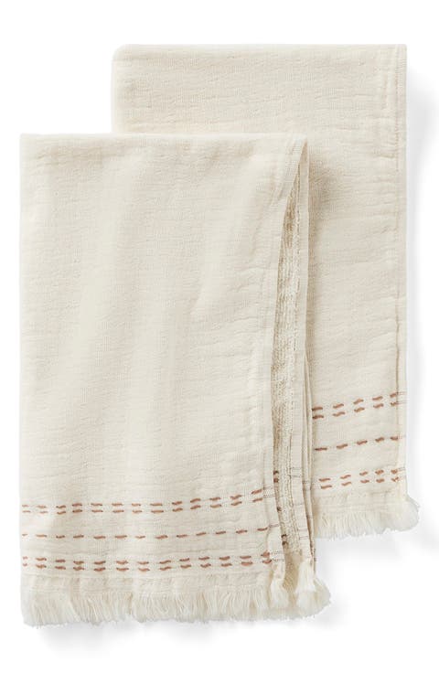 Alder 2-Pack Organic Cotton Hand Towels