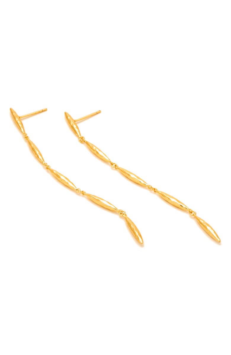 gorjana Nora Linear Earrings, Alternate, color, Gold