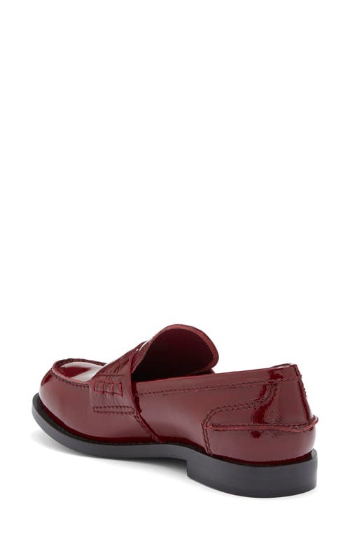 Jeffrey Campbell Books Penny Loafer In Wine Brush Off