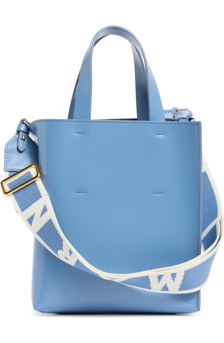 Marni Nano Museo Leather Tote, Alternate, color,