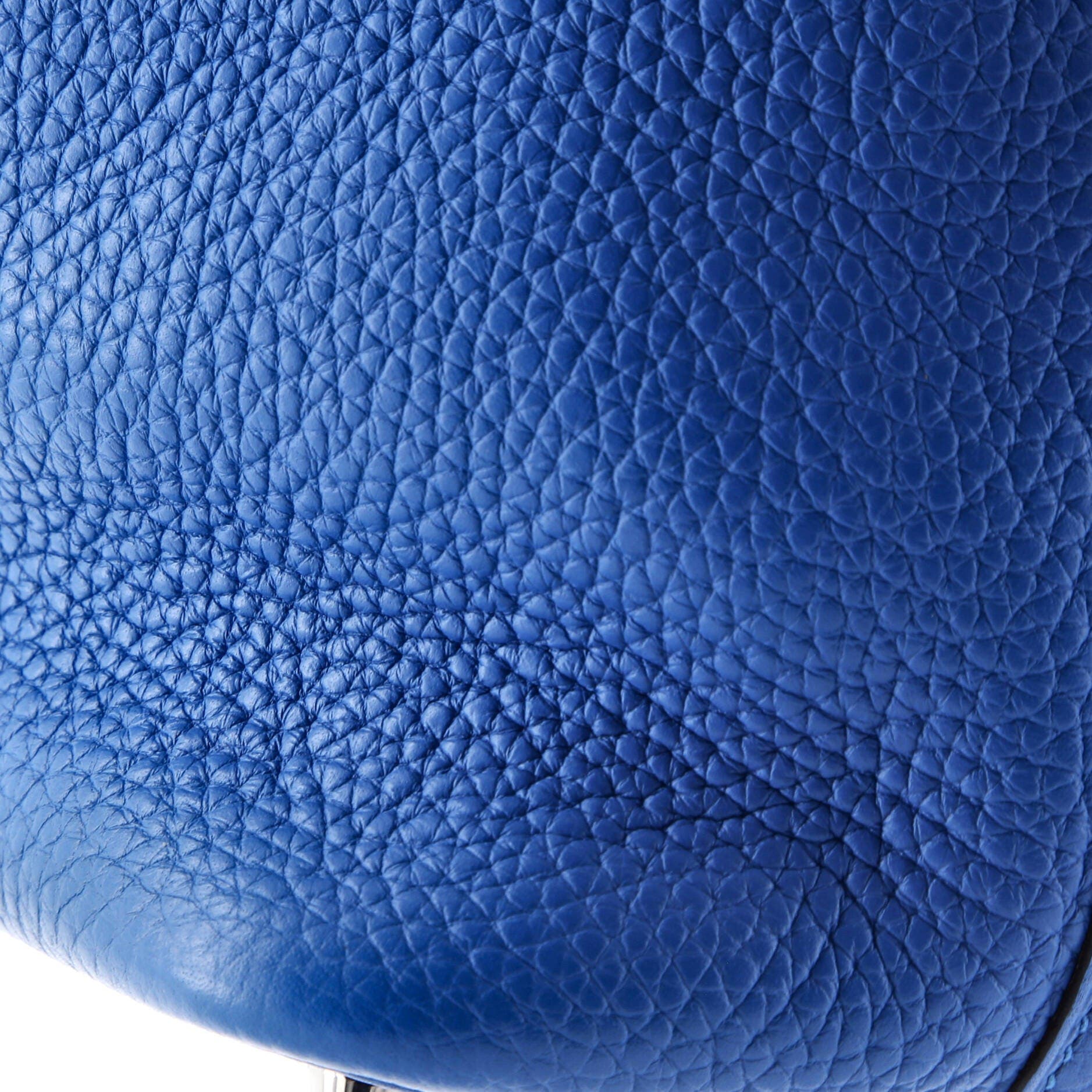 Pre-Owned Hermes Picotin Lock Bag Clemence PM, Alternate, color, Bleu Zanzibar