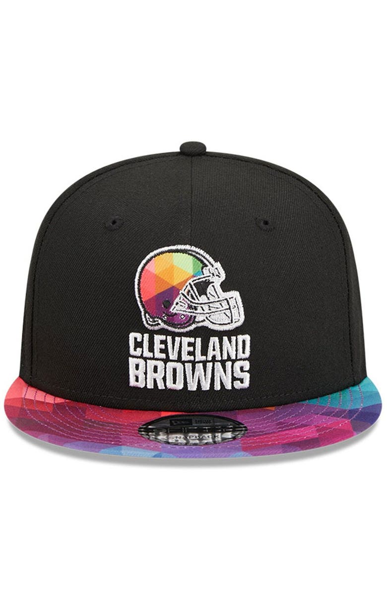 New Era Men's New Era Black Cleveland Browns 2023 NFL Crucial Catch 9FIFTY Snapback Hat, Alternate, color, Black