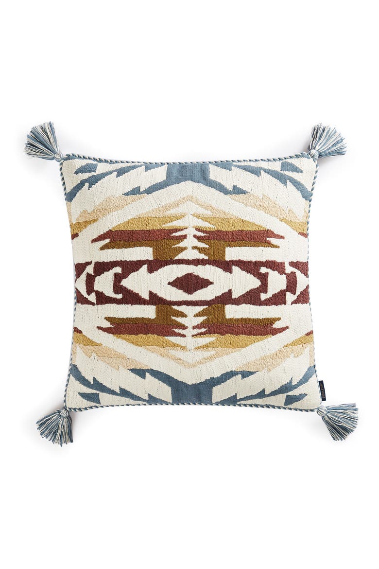 Canyon Trail Accent Pillow, Main, color, DUSTY BLUE