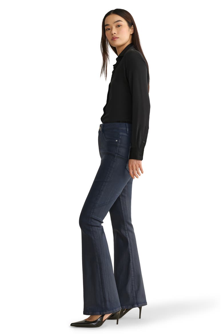 NAO Coated High Waist Bootcut Jeans, Alternate, color, COATED SHALLOWS