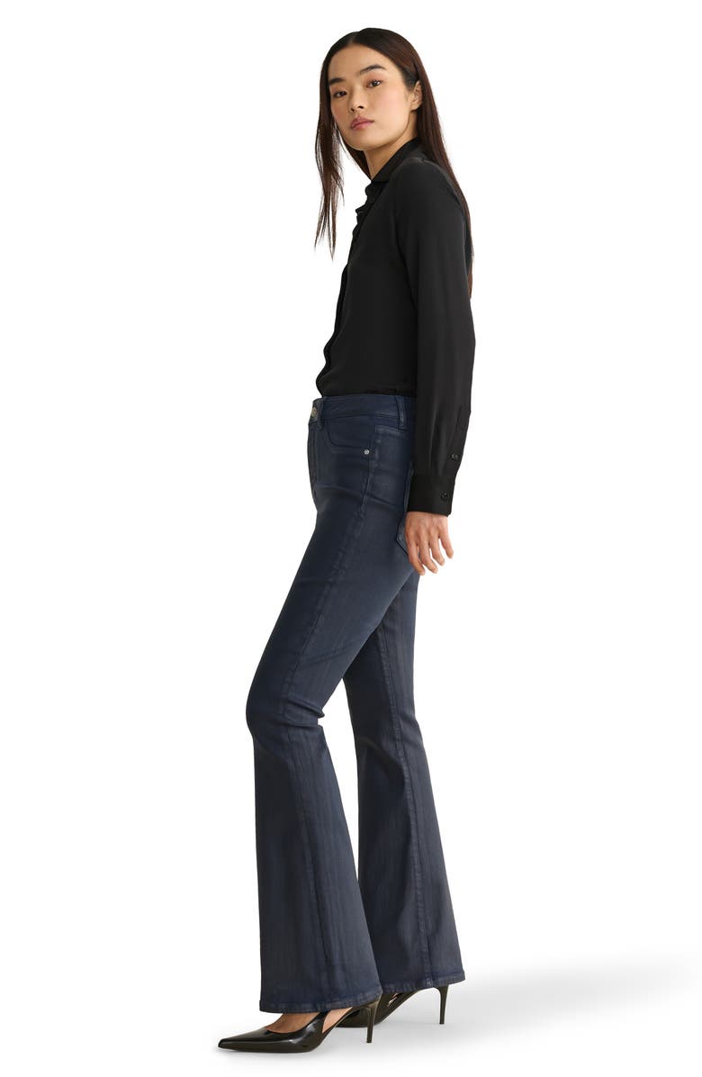 WARP+WEFT NAO Coated High Waist Bootcut Jeans, Alternate, color, Coated Shallows