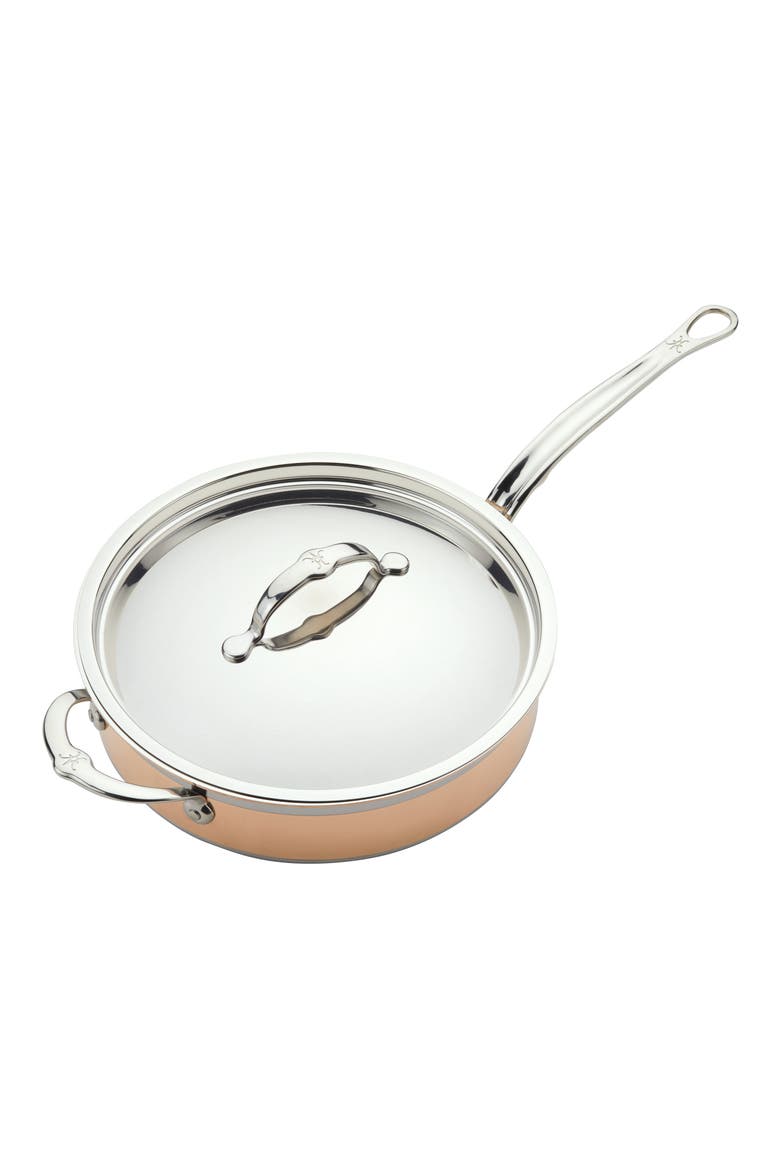 CopperBond 3.5-Quart Sauté Pan with Lid, Alternate, color, 3.5 QT