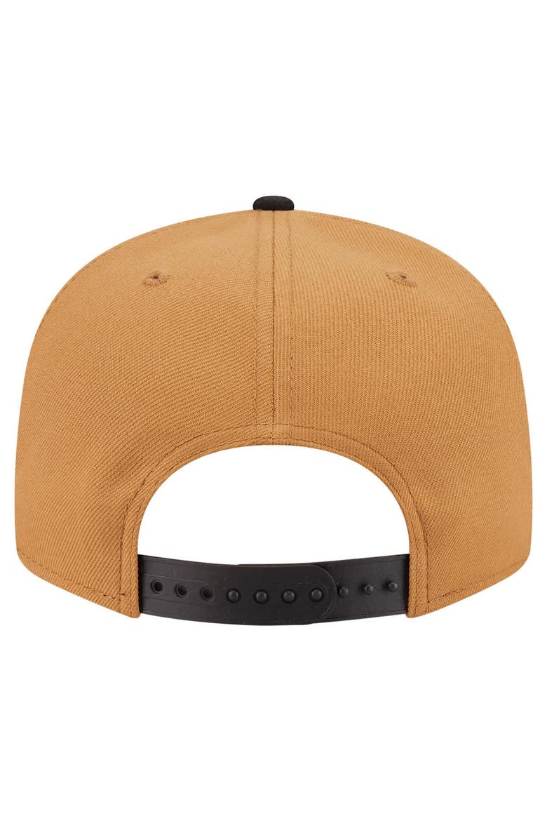 Men's New Era Khaki/Black Chicago White Sox Ice Cream 9FIFTY Snapback Hat, Alternate, color, Khaki