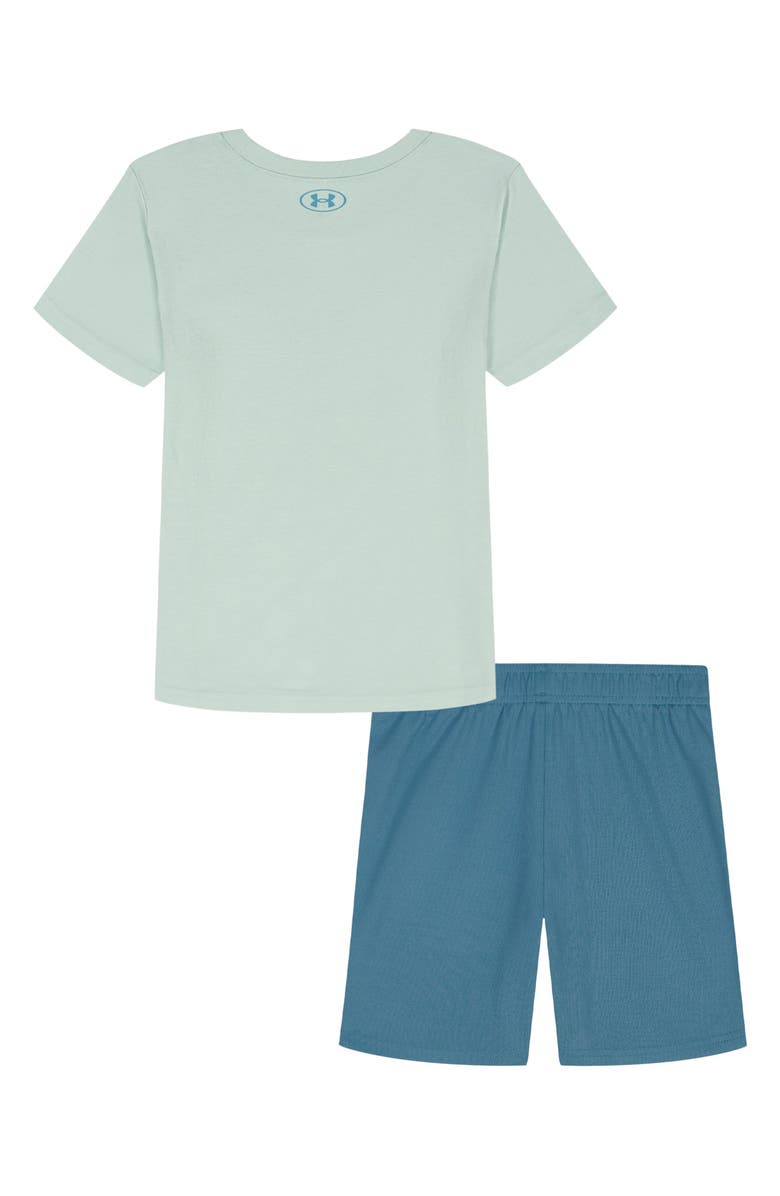 Under Armour Kids' Slow Yer Roll Graphic T-Shirt & Shorts Set, Alternate, color, Enamel Blue
