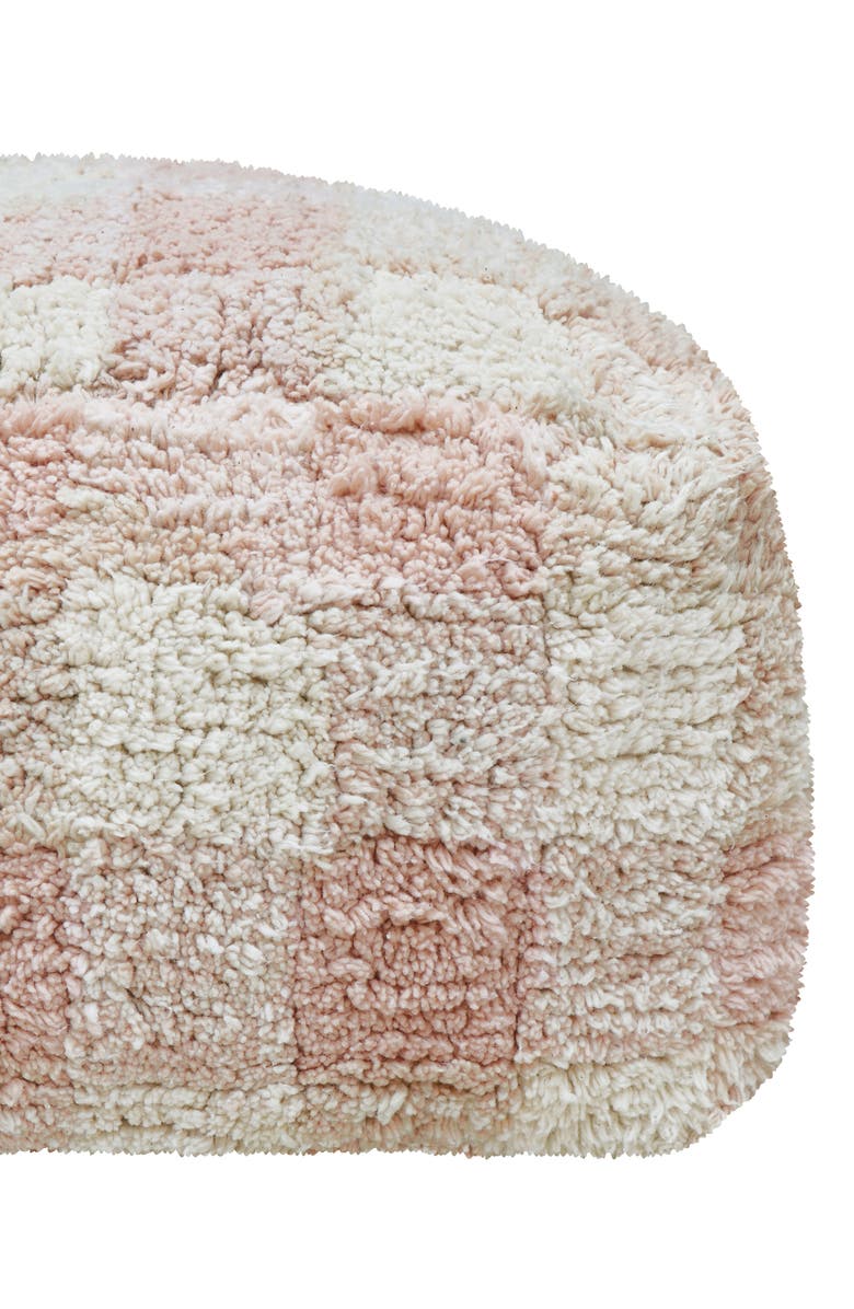 Lorena Canals Vichy Pouf, Alternate, color, Rose