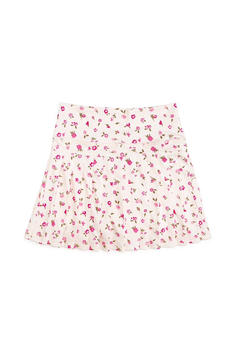 Ditsy Floral Athletic Skort, Main, color, Ivory