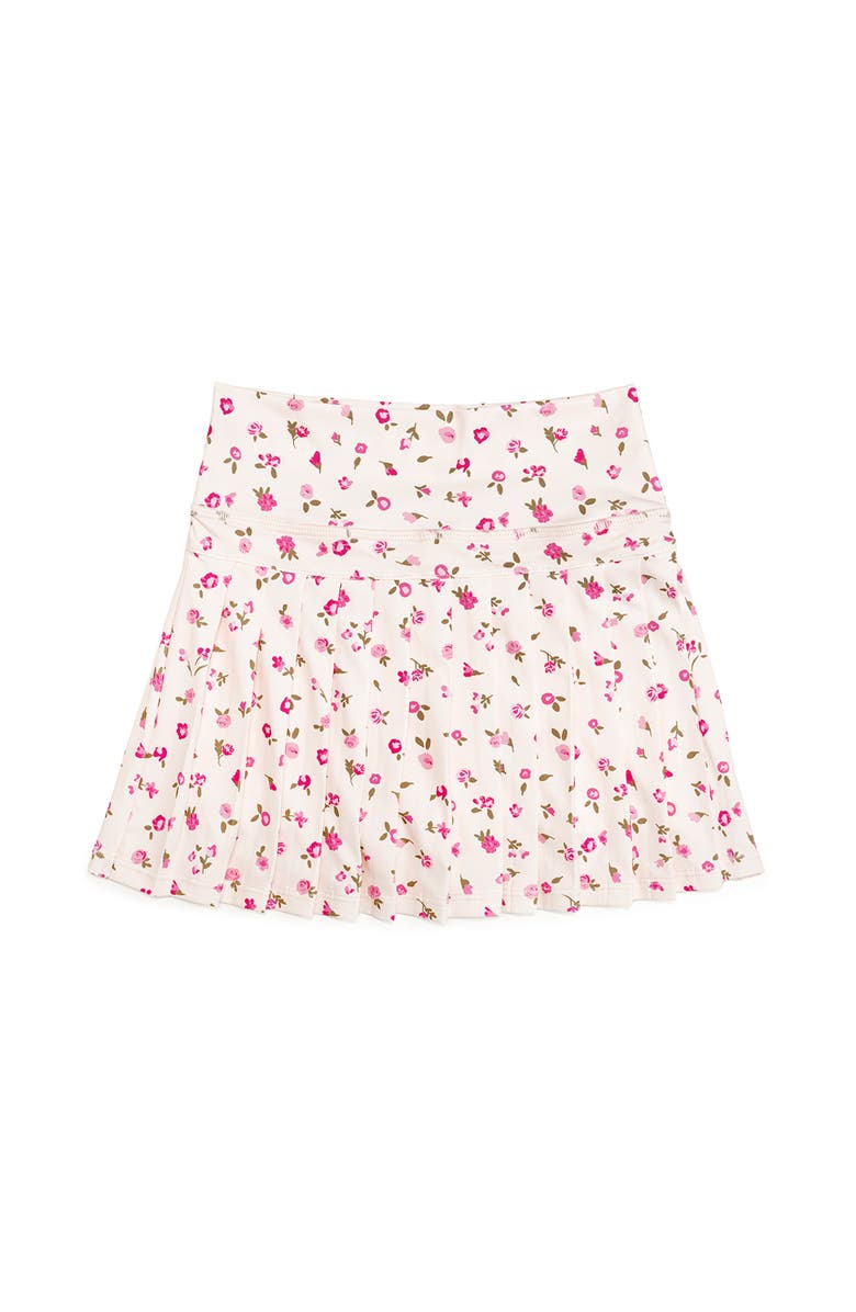 Sweet Wink Ditsy Floral Athletic Skort, Main, color, Ivory