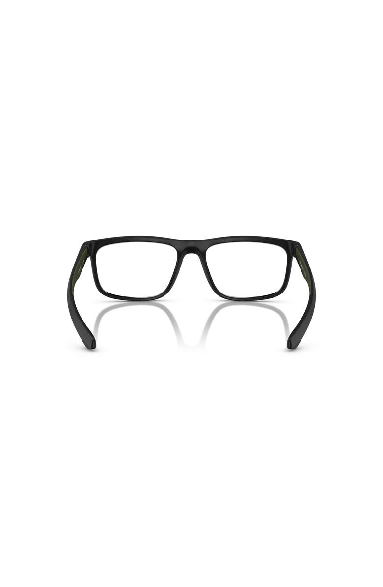 Emporio Armani 53mm Square optical glasses, Alternate, color, Black
