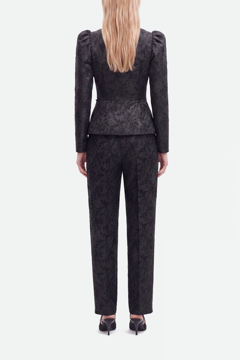 Balloon Sleeve Wrap Jacket, Alternate, color, Black