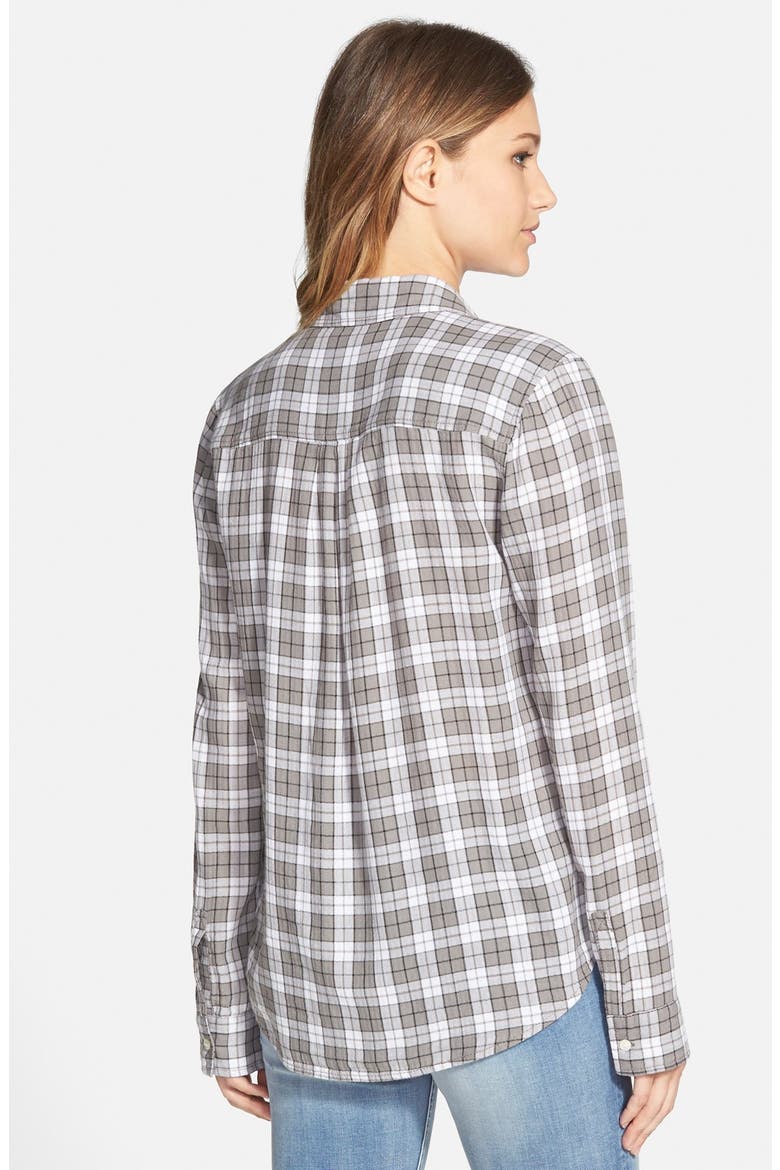 Plaid Shirt, Alternate, color, GREY STEEPLE WHISPER PLAID