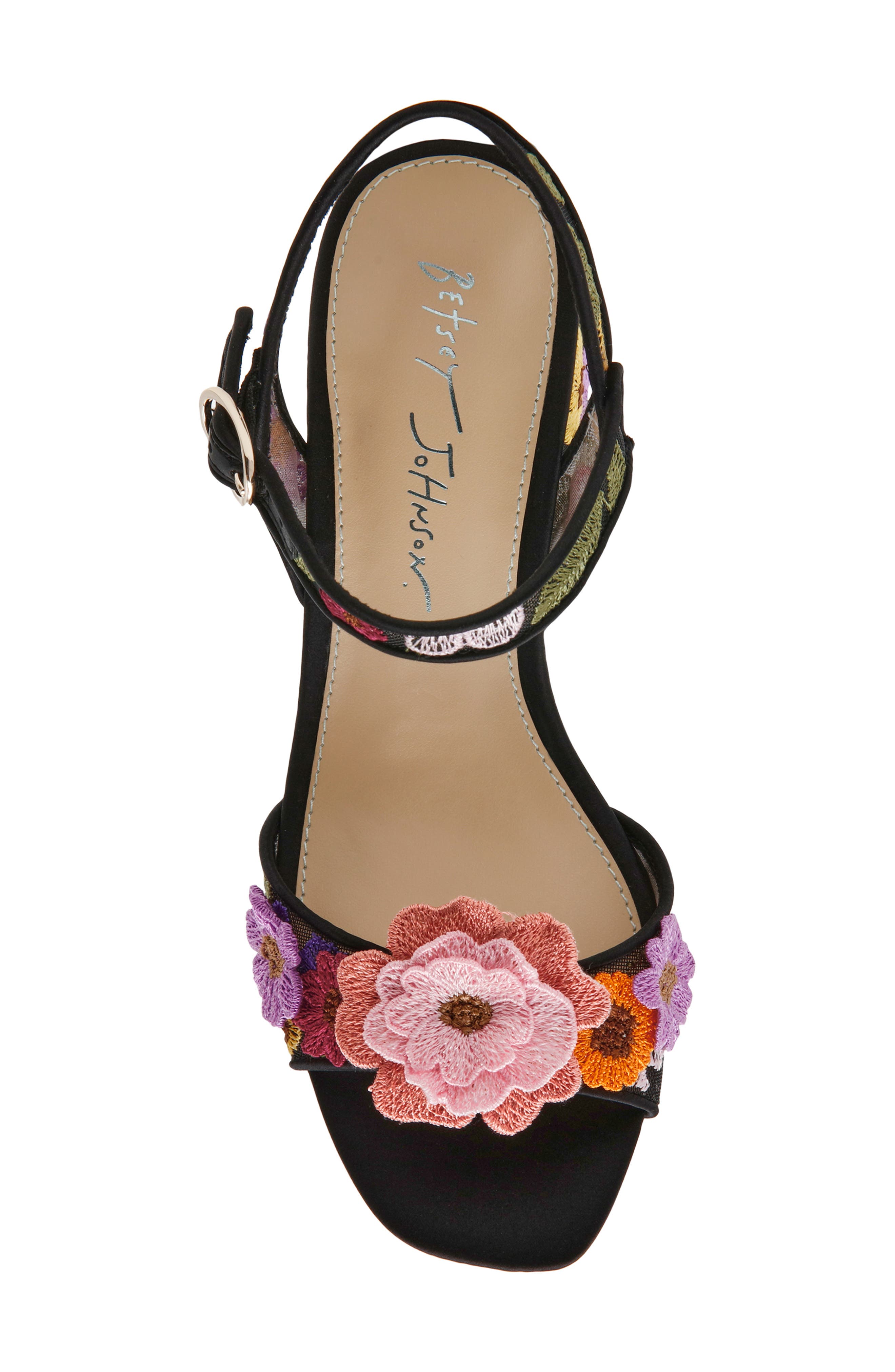 Betsey Johnson Blare Ankle Strap Pump, Alternate, color, 