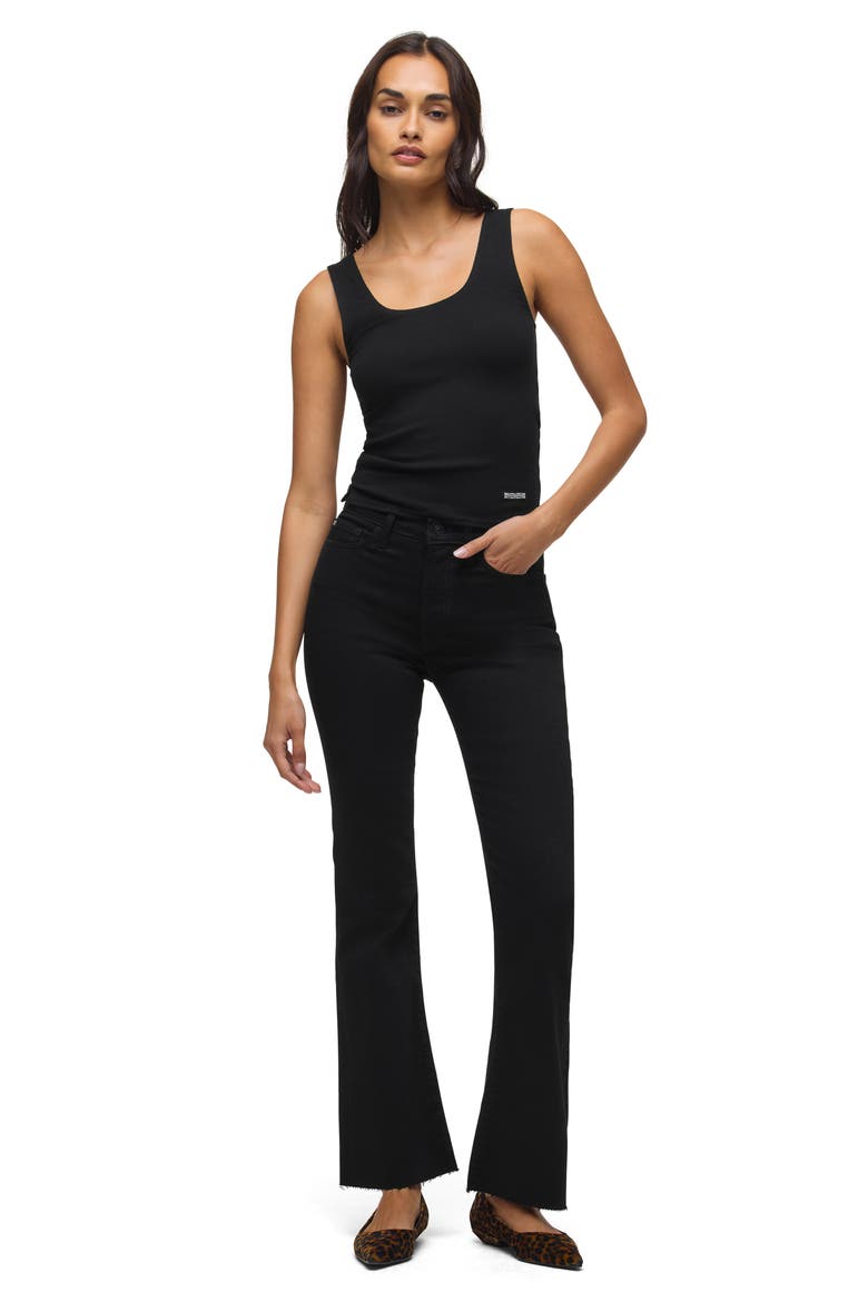Blair High Rise Bootcut Jeans, Alternate, color, BLACK RINSE