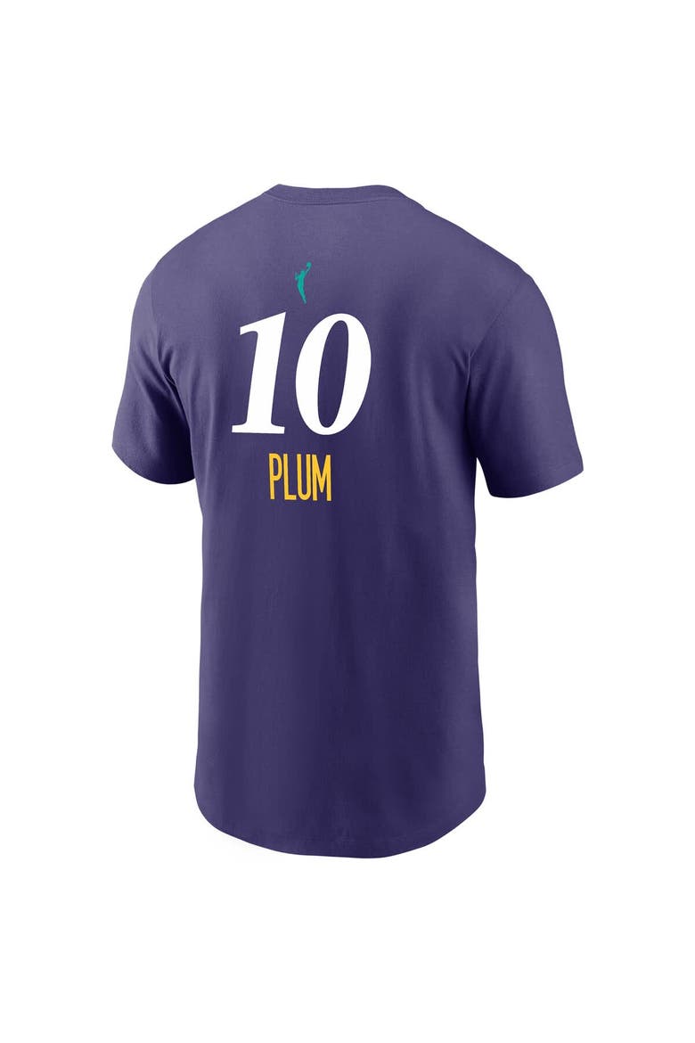 Men's Nike Kelsey Plum Purple Los Angeles Sparks Explorer Edition Name & Number T-Shirt, Alternate, color, Purple