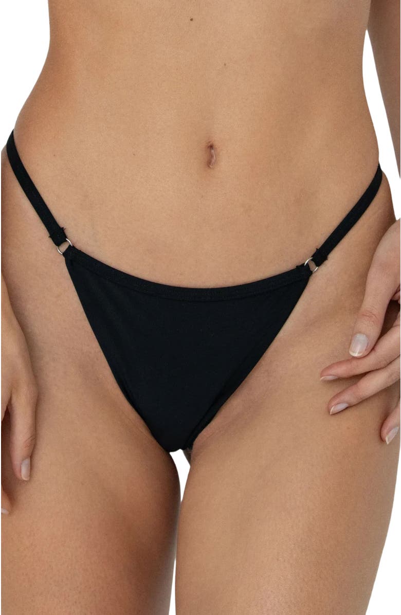 Bright Swimwear Freya Bottom, Main, color, Black