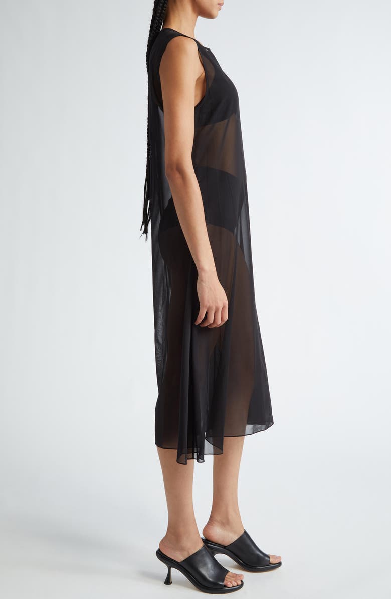 Peter Do Sheer Shift Dress, Alternate, color,