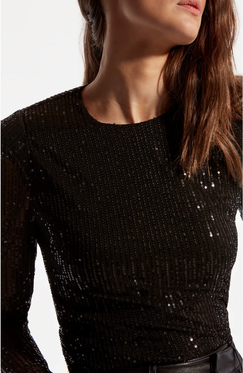 AS by DF Honor Shoulder Top, Alternate, color, Black