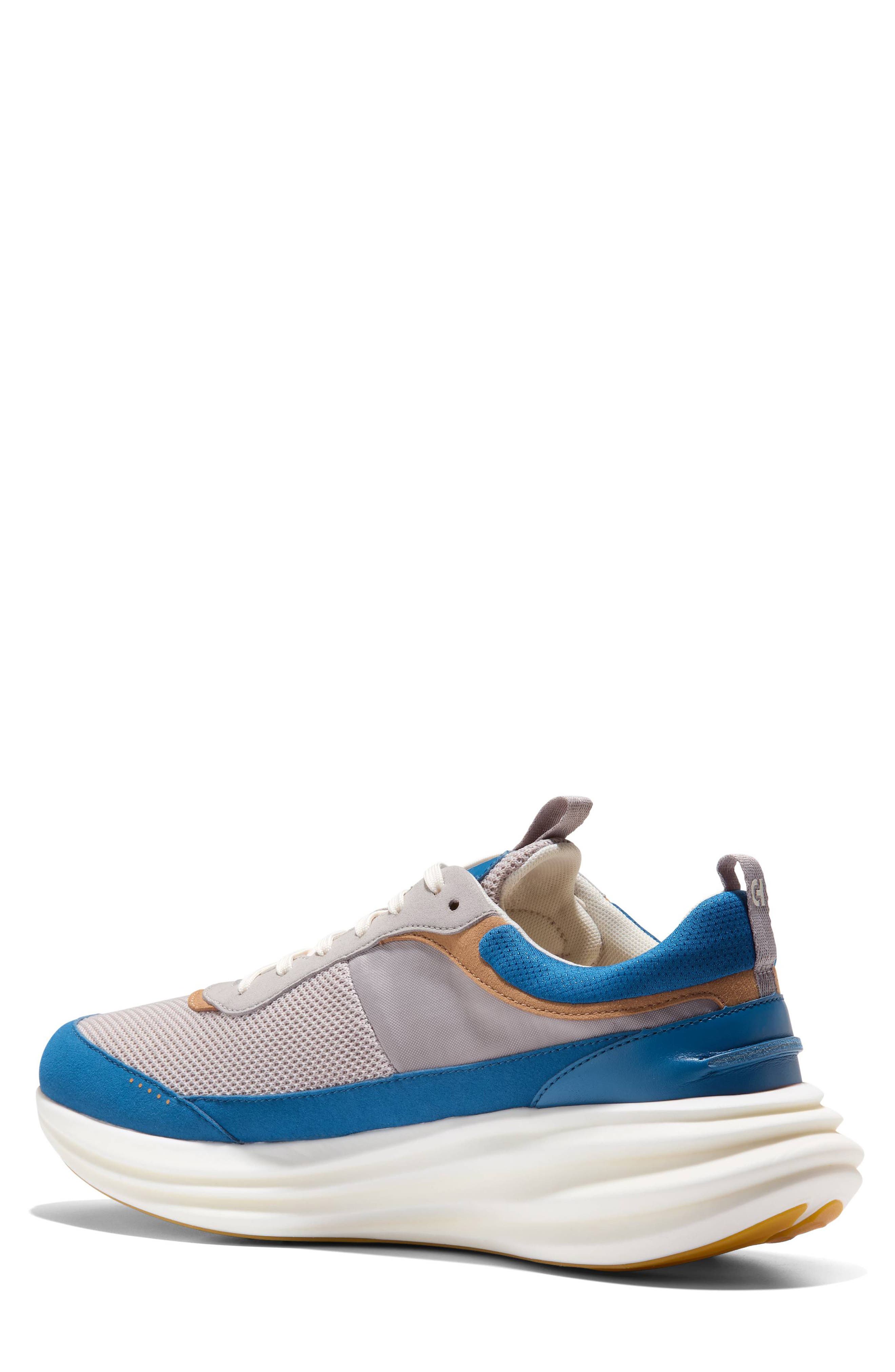 Cole Haan Øriginal Grand Quadstar Running Shoe, Alternate, color, Paloma / Dark Blue / Ivory