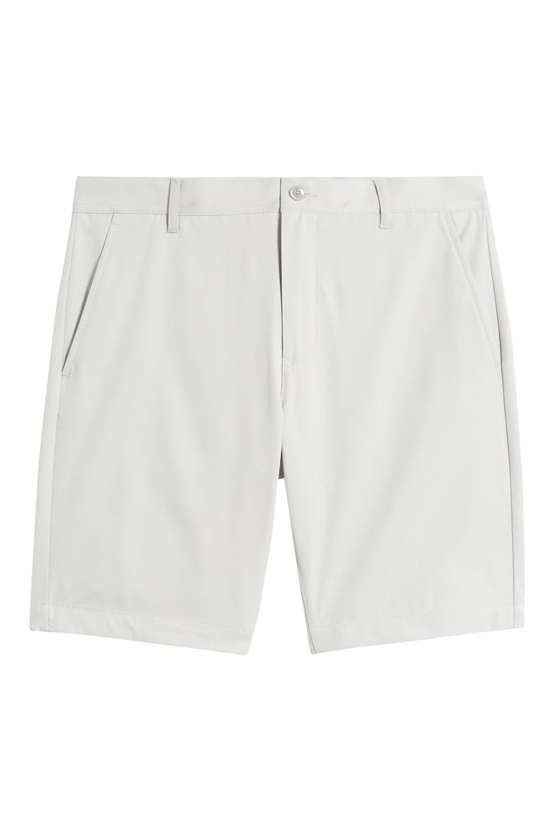 Bailey Flat Front Stretch Chino Shorts, Alternate, color, STONE