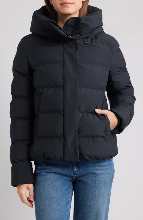 Save The Duck Arena Waterproof Hooded Puffer Jacket In Black